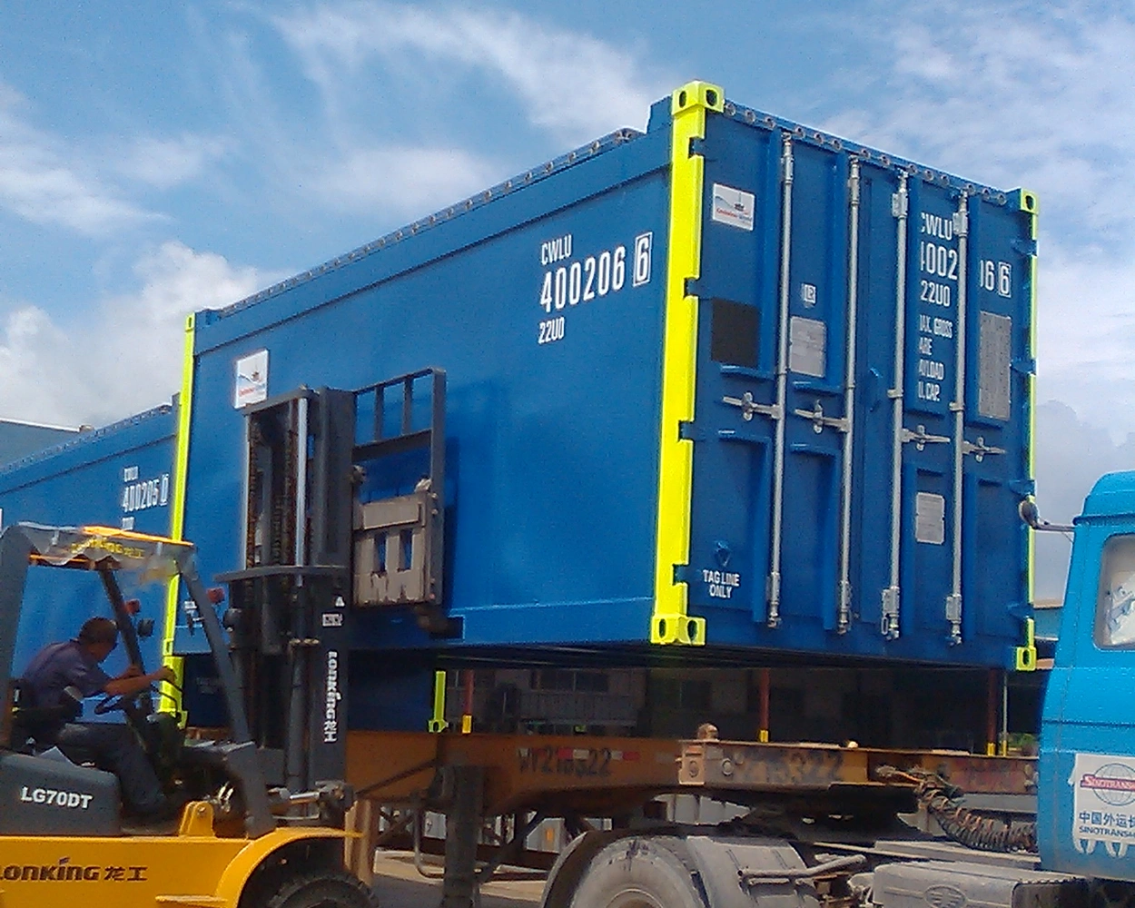 20′ Open Top Container 1