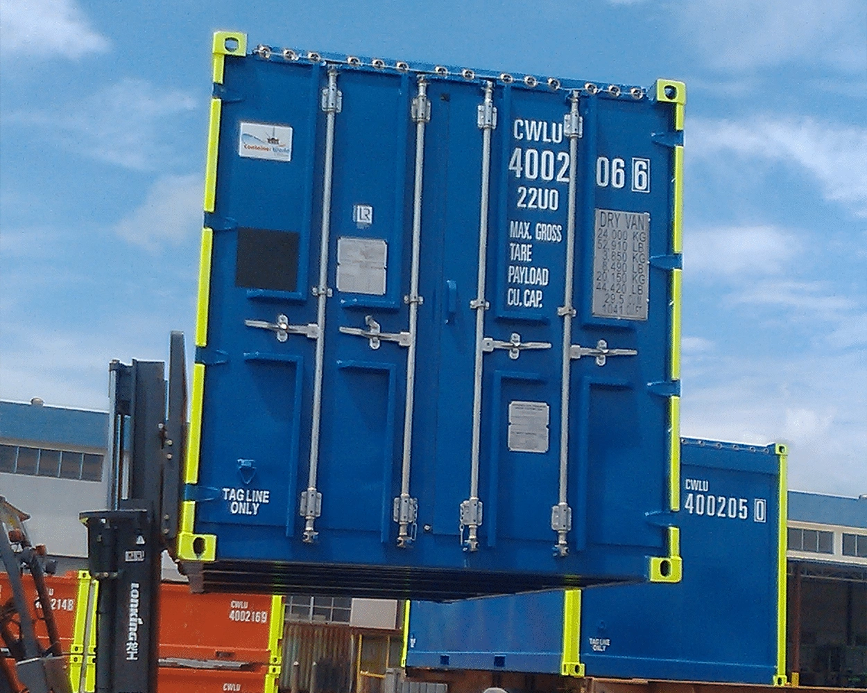 20′ Open Top Container 2
